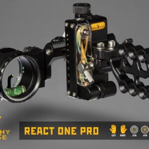 Trophy Ridge React One Pro Archery Bow Sight, Right Hand, 0.019 Pin