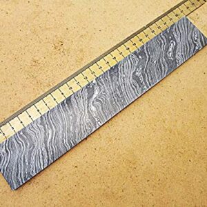 Poshland DBD-659, Custom Handmade Damascus Steel Billet Knife/Blank Blade Making Bar