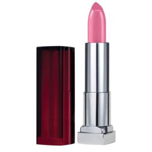 maybelline new york color sensational pink lipstick, satin lipstick, sugar chic, pack of 1