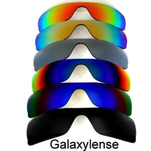 Galaxy Replacement Lenses for Oakley Batwolf Black&Blue&Green&Gray&Gold&Red Color Polarized 6 Pairs