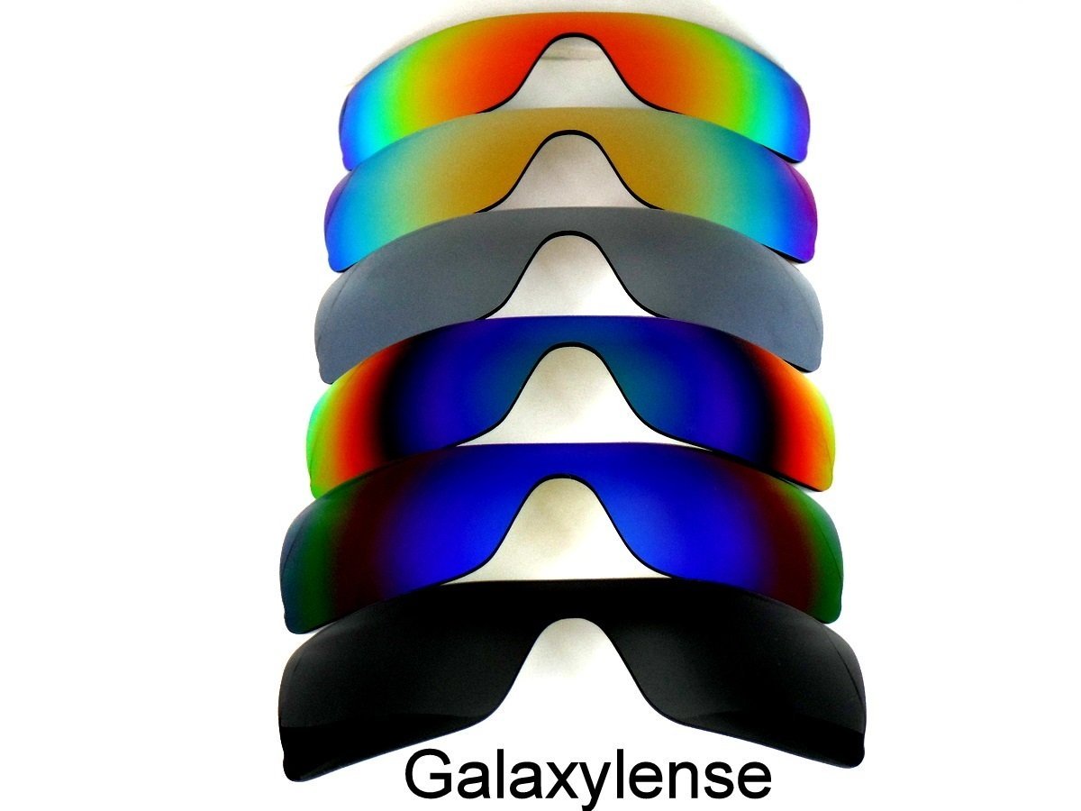 Galaxy Replacement Lenses for Oakley Batwolf Black&Blue&Green&Gray&Gold&Red Color Polarized 6 Pairs