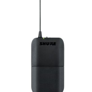 Shure BLX1 Wireless Bodypack Transmitter with On/Off Switch, Adjustable Gain Control, TQG Connector - for use with BLX Wireless Microphone Systems (Receiver Sold Separately) | H9 Band