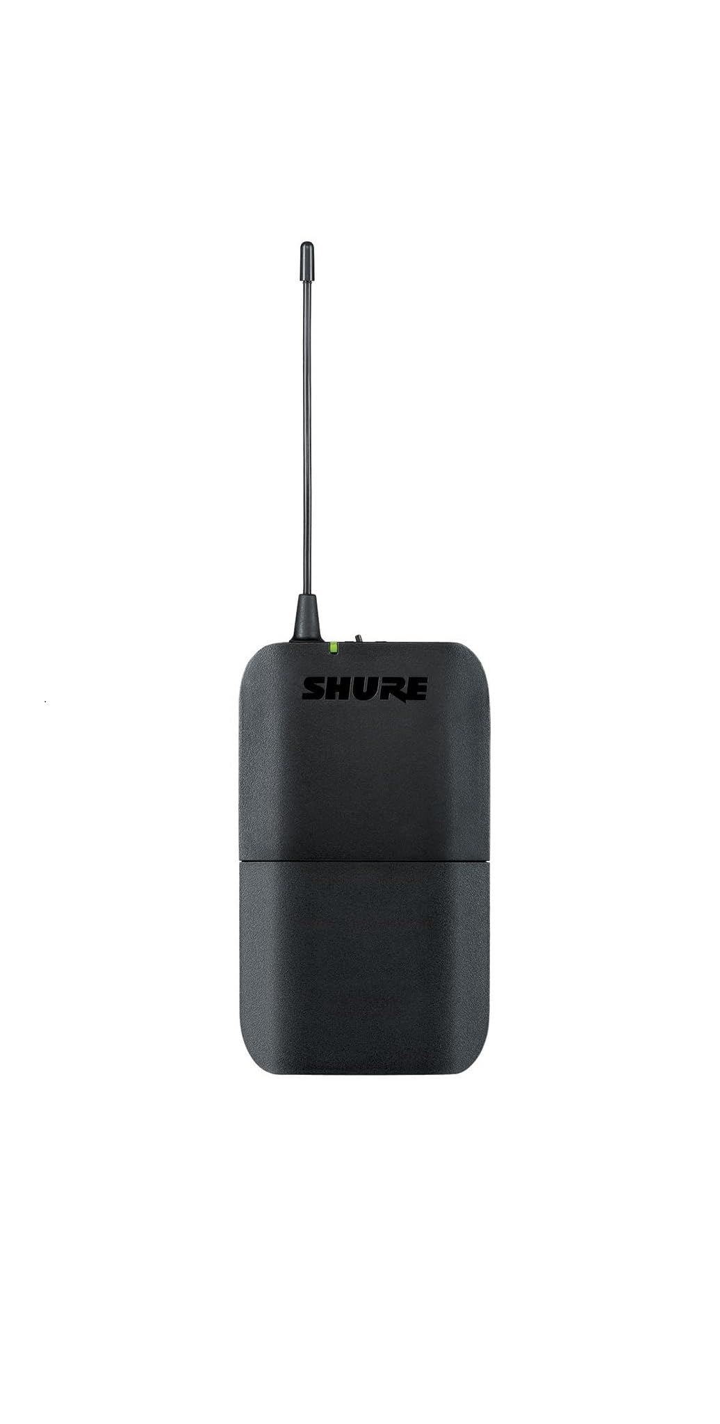 Shure BLX1 Wireless Bodypack Transmitter with On/Off Switch, Adjustable Gain Control, TQG Connector - for use with BLX Wireless Microphone Systems (Receiver Sold Separately) | H10 Band