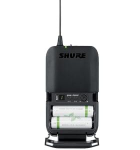 Shure BLX14/CVL UHF Wireless Microphone System - Perfect for Interviews, Presentations, Theater - 14-Hour Battery Life, 300 ft Range | includes CVL Lavalier Mic, Single Channel Receiver | H10 Band