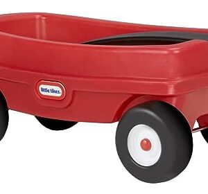 Little Tikes Lil' Wagon – Red And Black, Indoor and Outdoor Play, Easy Assembly, Made Of Tough Plastic Inside and Out, Handle Folds For Easy Storage | Kids 18