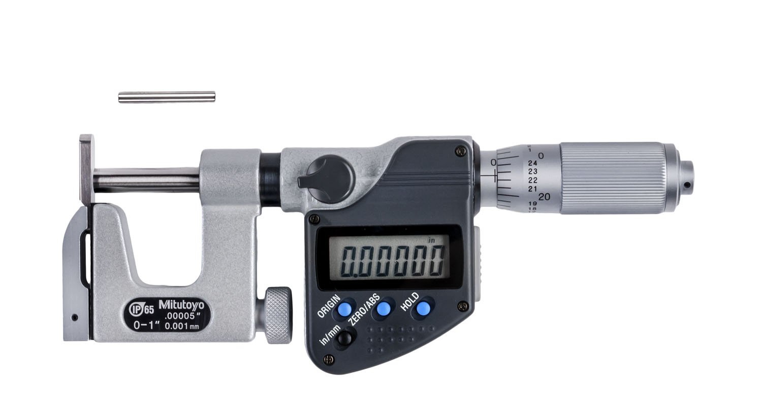 Mitutoyo 317-351-30 ACM-1"MX Micrometer, IP65, Uni-Mike, 0"-1", 0.00005"/0.001 mm