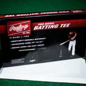 Rawlings | PRO MODEL Batting Tee | Heavy Duty Base | Adjustable Height 21"-36"