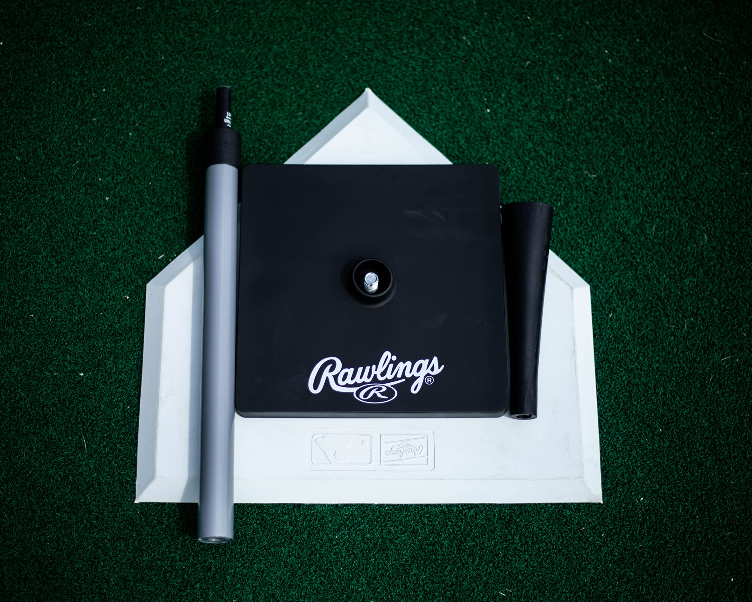 Rawlings | PRO MODEL Batting Tee | Heavy Duty Base | Adjustable Height 21"-36"