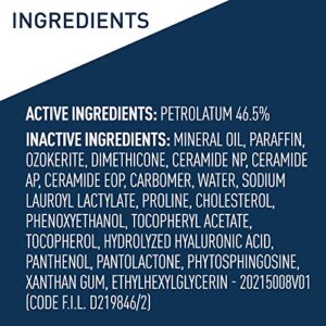 CeraVe Healing Ointment - Moisturizing Skin Protectant with Hyaluronic Acid & Ceramides, 3 Oz