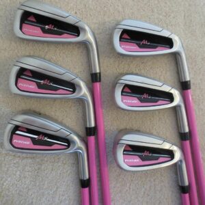 Tall Ladies Golf Set Custom Fit for Ladies 5ft-7in to 6ft-1in Tall Complete Driver, Fairway Wood, Hybrid, Irons, Putter, Clubs & Stand Bag