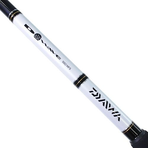 Daiwa DWB40-B/F702M D-Wave Saltwater Spinning Combo, 1 Bearing, 7' Length, 2Piece Rod, Medium Power, Fiberglass Blank Material