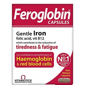 (6 PACK) - Vitabiotics Feroglobin B12 Capsules | 30s |