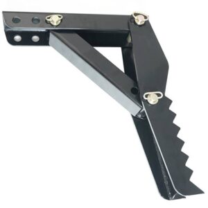 Titan Attachments 24" Backhoe Thumb Hoe Clamp 1/2" Steel Plate Assembly Weld On Adjustable Folding