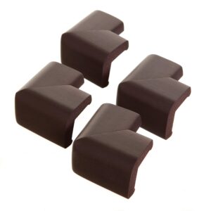 Dreambaby Foam Corner Protectors, Brown (Pack of 4)