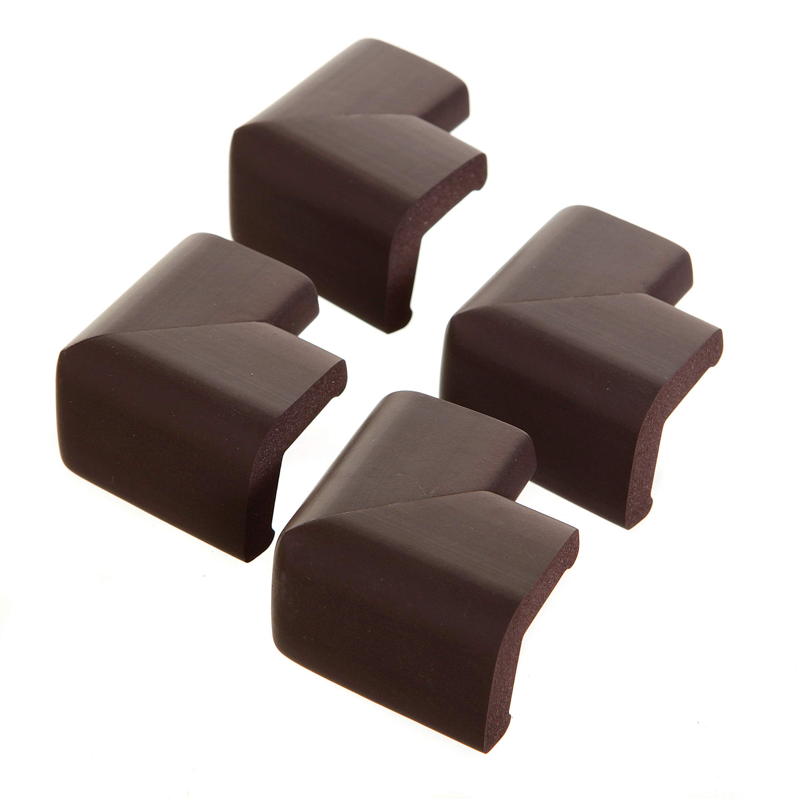 Dreambaby Foam Corner Protectors, Brown (Pack of 4)