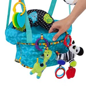 Bright Starts Bounce 'n Spring Deluxe Door Jumper for Baby with Adjustable Strap, 6 Months and Up, Max Weight 26 lbs