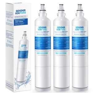 golden icepure 5231ja2005a replacement for lg lt600p, 3pack, 469990, rfc1000a, wf300, fml-2 refrigerator water filter 5231ja2006b, lfx25961sb, lsc27931st, lfx25971st, lrsc26925tt, lsc27990tt