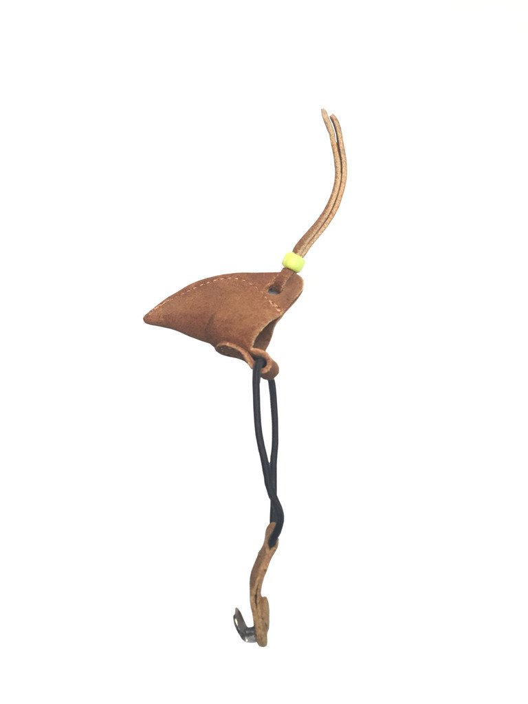 longbowmaker Archery Bowstring Keeper (Brown) Prevents bowstrings from Getting Loose and Knotted