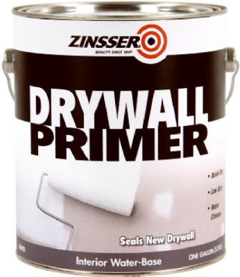 Zinsser 01501 Water-based Drywall Primer, White, 1-gallon