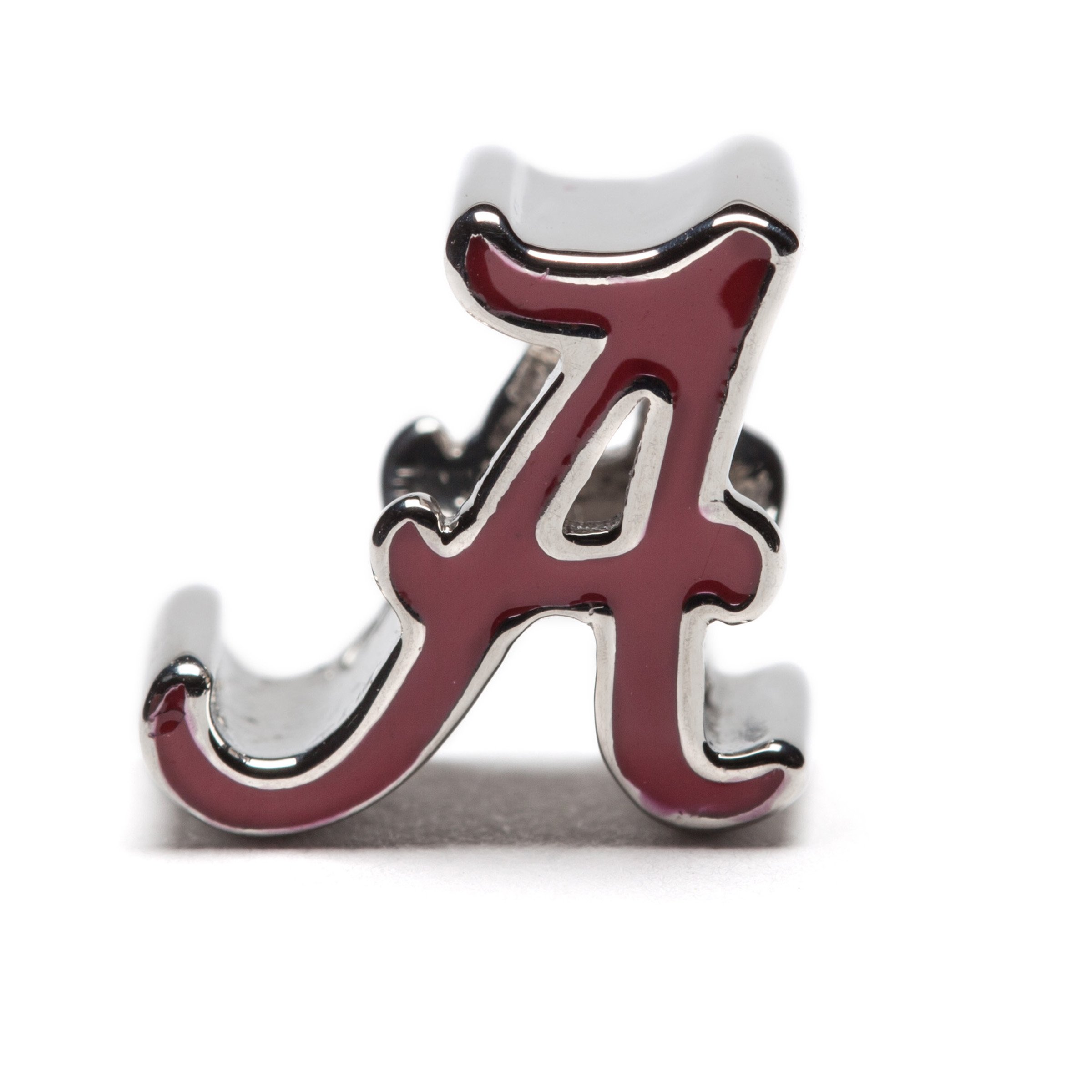 Alabama Crimson Tide Jewelry for Women - Crimson A Charm for Charm Bracelets - Hypoallergenic Stainless Steel Charms - University of Alabama Jewelry