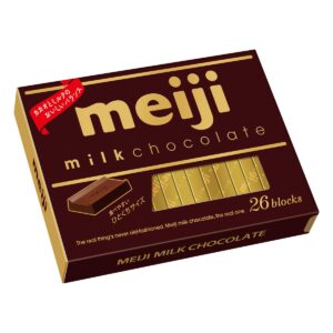 meiji chocolate series (milk, pack of 6)