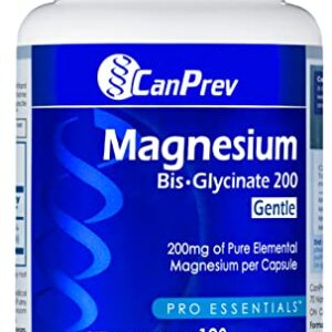 CanPrev Magnesium Bisglycinate (120 Count (Pack of 1), 200mg - Gentle)