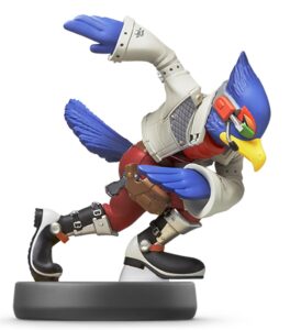 amiibo falco (super smash bros series) for nintendo wii u, nintendo 3ds