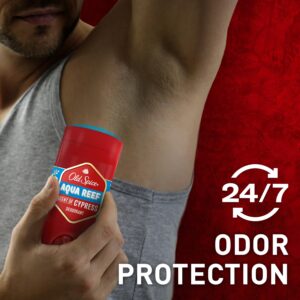 Old Spice Aluminum Free Deodorant for Men, 24/7 Odor Protection, Red Zone Collection, Aqua Reef with Cypress Scent, 3 oz (Pack of 2)