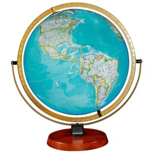 nicollet illuminated desktop world globe from national geographic