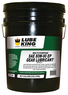 Lube King LU18905P 5 Gallon44; 80W90 Multi-Purpose Gear Lubricant Oil