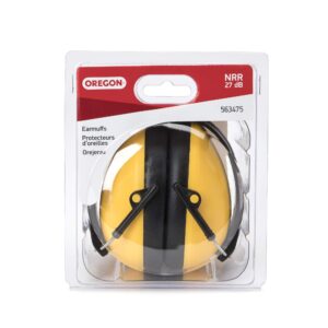 Oregon 563475 Chainsaw Earmuffs, Yellow