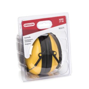 Oregon 563475 Chainsaw Earmuffs, Yellow