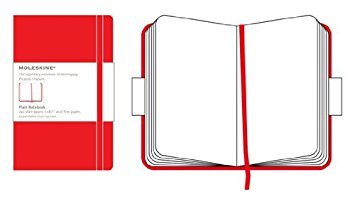 Moleskine Hardcover Plain Red Large Notebook - 9788862930062 by Moleskine