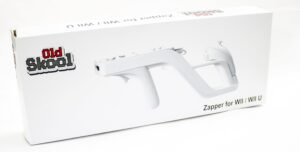 old skool zapper gun compatible with nintendo wii/wii u wireless remote controller game