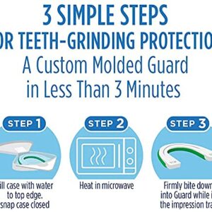 Oral-B Nighttime Dental Guard, Less Than 3-Minutes for Custom Teeth Grinding Protection with Scope Mint Flavor, Standard