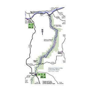 Deschutes River Map Set - Oregon, Sherars Falls to the Columbia River