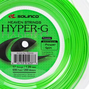 Solinco Hyper-G (17-1.20mm) Tennis String Reel (656ft / 200m)