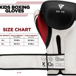 RDX Kids Punching Bag 2FT with Punch Gloves, Heavy Filled Boxing Set, Non Tear Maya Hide Leather Junior Hanging Bag, Kickboxing MMA Grappling Muay Thai Taekwondo Karate BJJ Workout Training