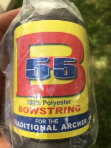 bcy b55 bow string material yellow