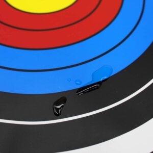 KHAMPA Archery Target for Backyard | 2x2 ft. Deluxe Double Layer Bow Target | includes 2 Paper Targets and Push Pins for Crossbow or Compound Bows