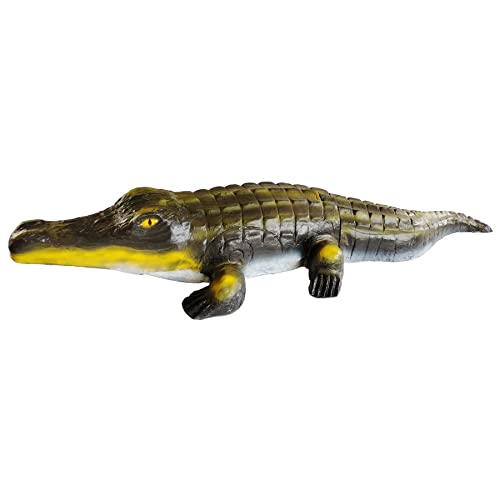 KHAMPA 3D Archery Target Alligator for Shooting Archery,Self Healing, UV Protected, High Density Foam Archery Animal Target Hunting Practice Backyard Archery Target