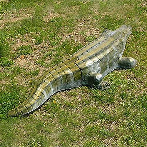 KHAMPA 3D Archery Target Alligator for Shooting Archery,Self Healing, UV Protected, High Density Foam Archery Animal Target Hunting Practice Backyard Archery Target