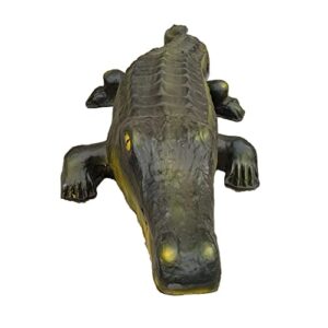 KHAMPA 3D Archery Target Alligator for Shooting Archery,Self Healing, UV Protected, High Density Foam Archery Animal Target Hunting Practice Backyard Archery Target