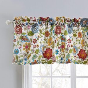 astoria window valance, white, 84x19"