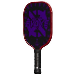 Onix Graphite Evoke XL Pickleball Paddle Features Polypropylene Core, Graphite Face, and Oversized Shape, Purple