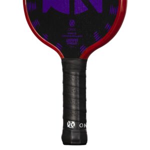 Onix Graphite Evoke XL Pickleball Paddle Features Polypropylene Core, Graphite Face, and Oversized Shape, Purple