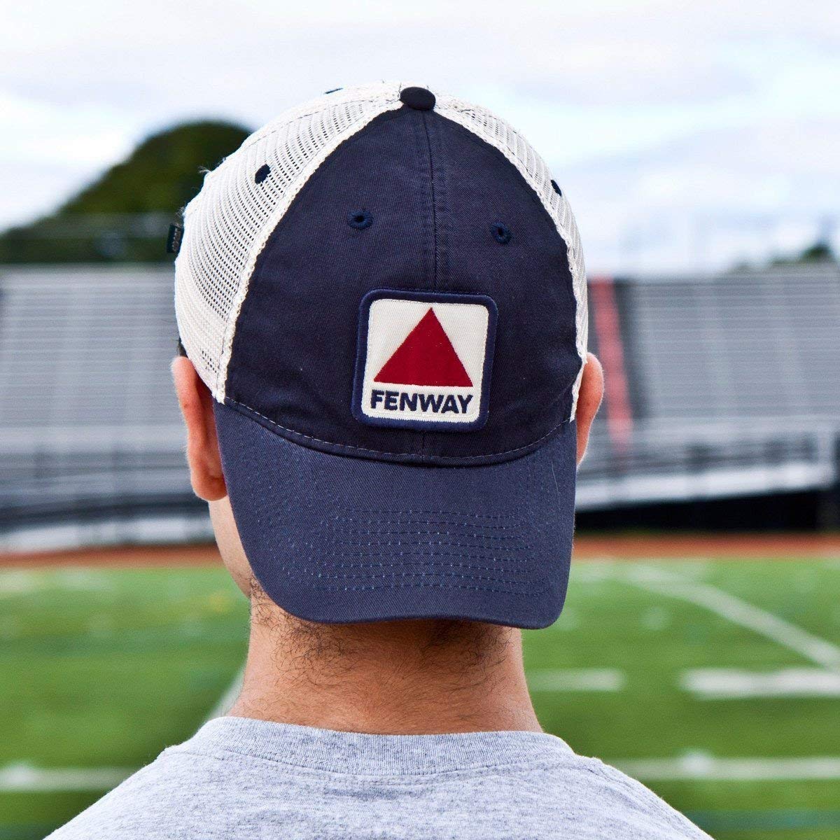 Chowdaheadz Fenway Patch Townie Mesh Trucker Navy Hat