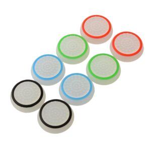 replacement silicone analog controller joystick thumb stick grip caps protect cover for ps3 / ps4 / xbox 360 / xbox one game accessories replacement parts white