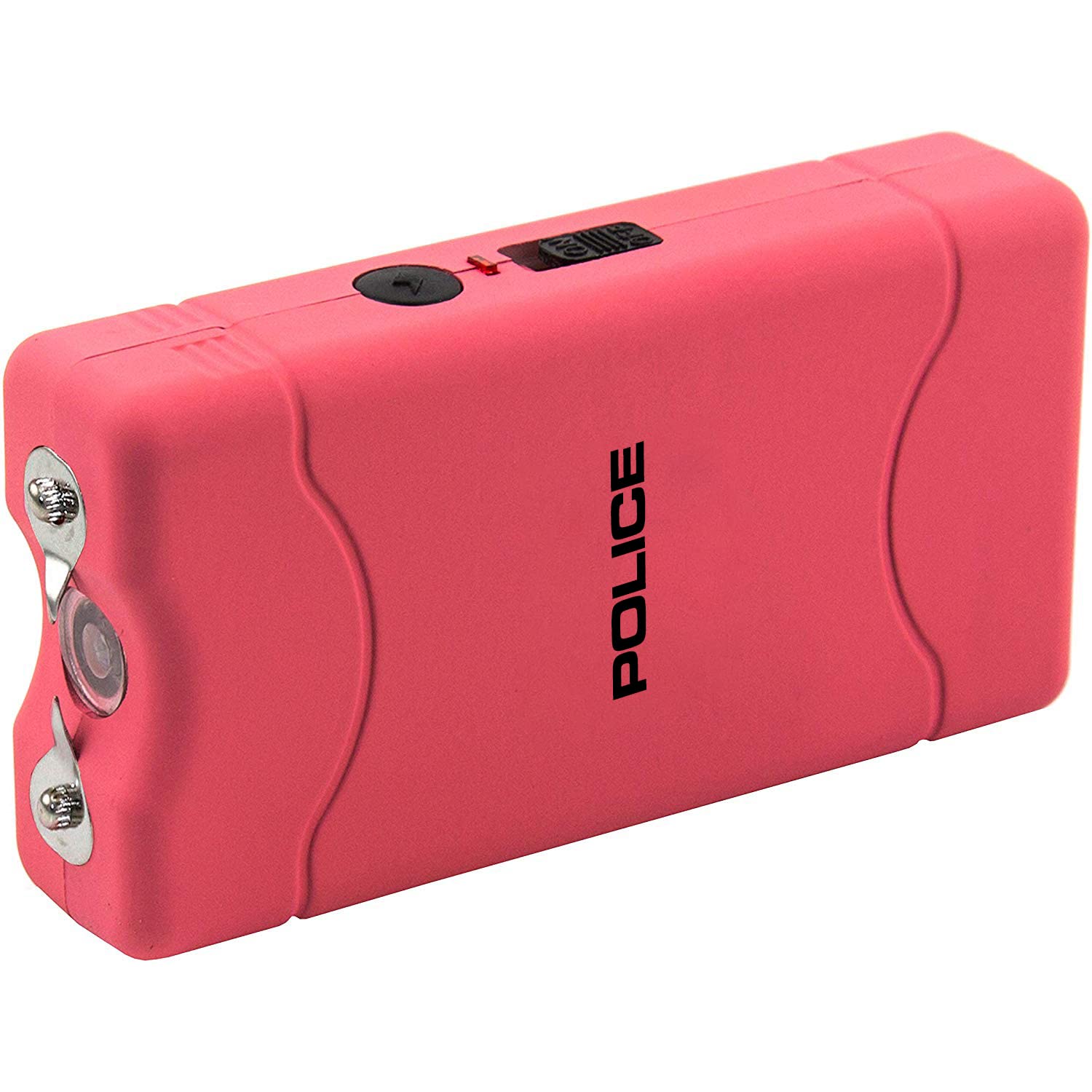 POLICE 800 Mini Stun Gun with LED Flashlight, Pink