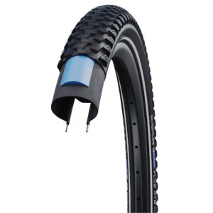 schwalbe marathon plus hs 468 smartguard mtb bicycle tire - wire bead - 29 (black-reflex - 29 x 2.10)